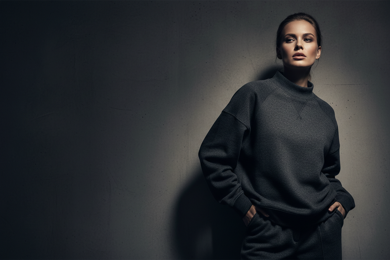 I want to the image few dark and right side of the model and no any text of the image